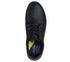 Pantofi sport, barbati, SKECHERS GARLAM- PRYOR 205234-BLK negru, piele ecologica